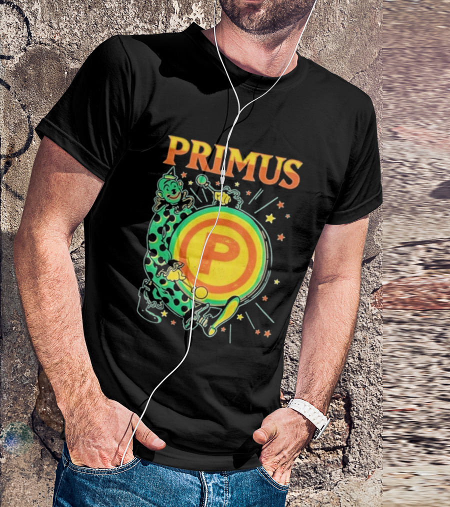 Primus Send In The Clowns New Year's Eve Oakland 2025 Event Featuring Drummer T-Shirt