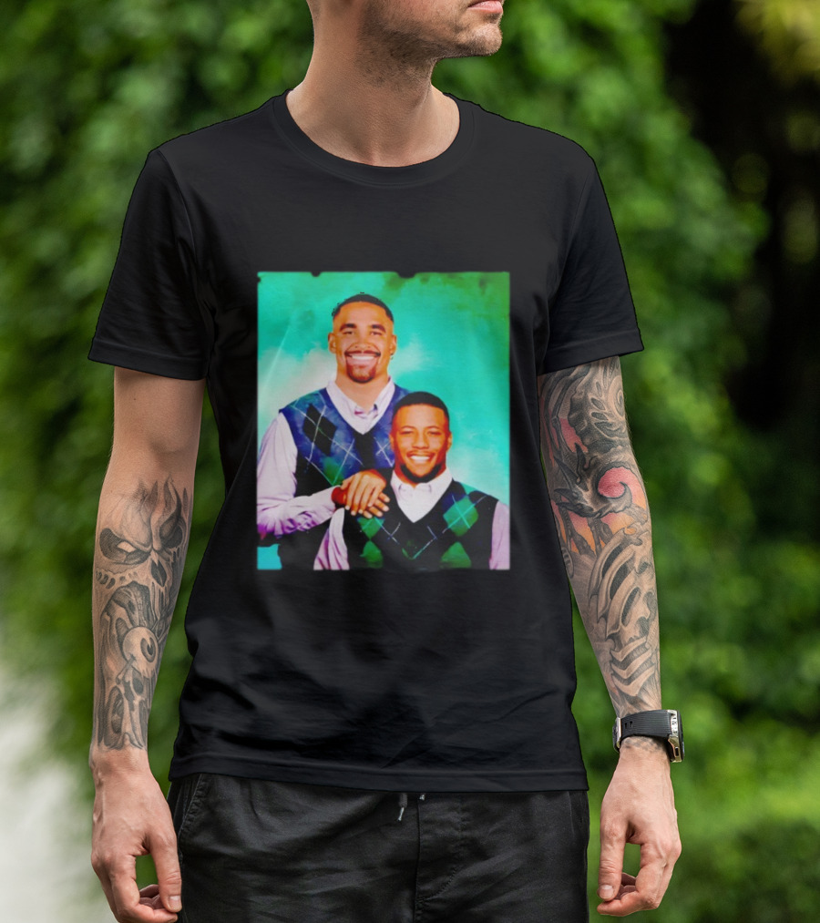 Saquon Barkley Philly Step Brothers Sweater Duo T-Shirt