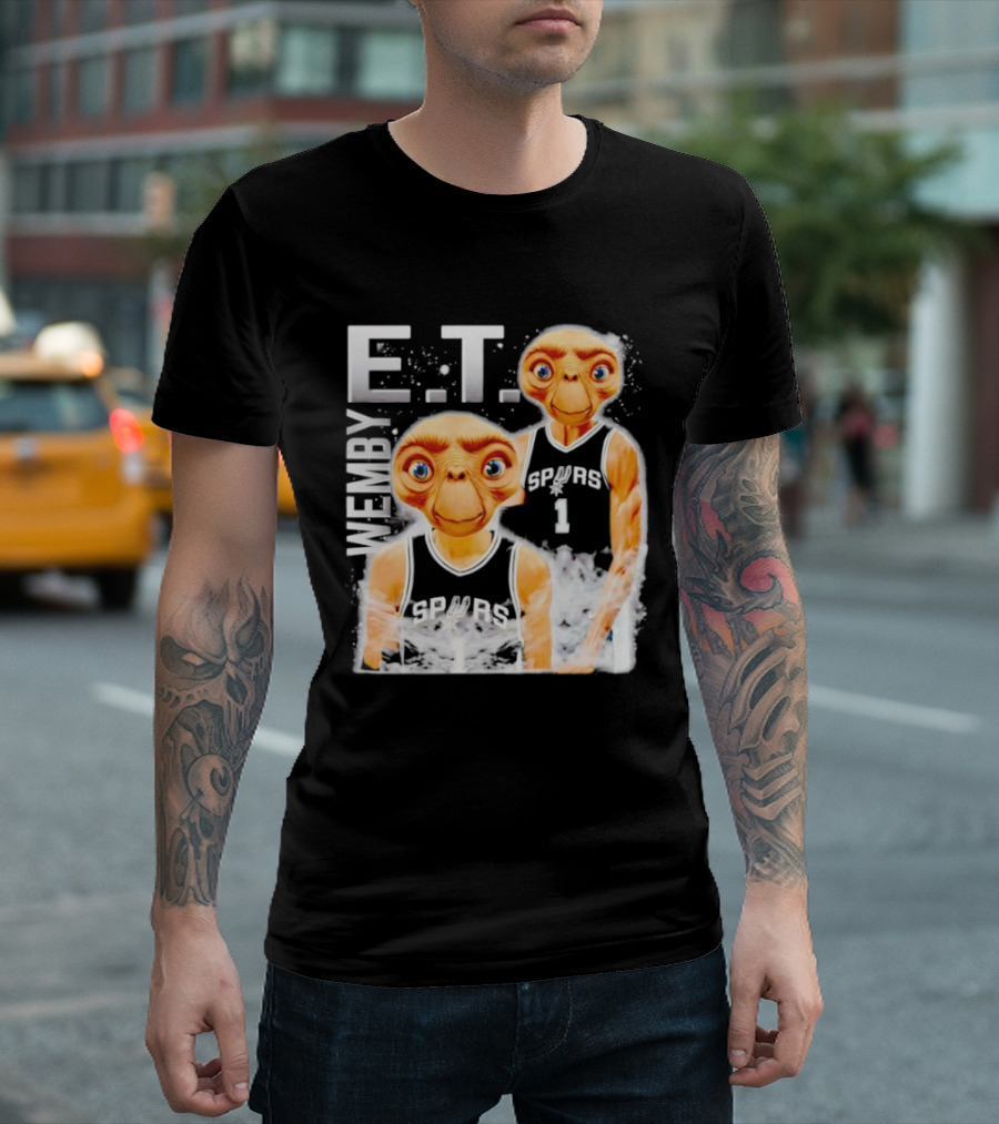 Wemby E.T. Victor Wembanyama San Antonio Spurs Basketball T-Shirt