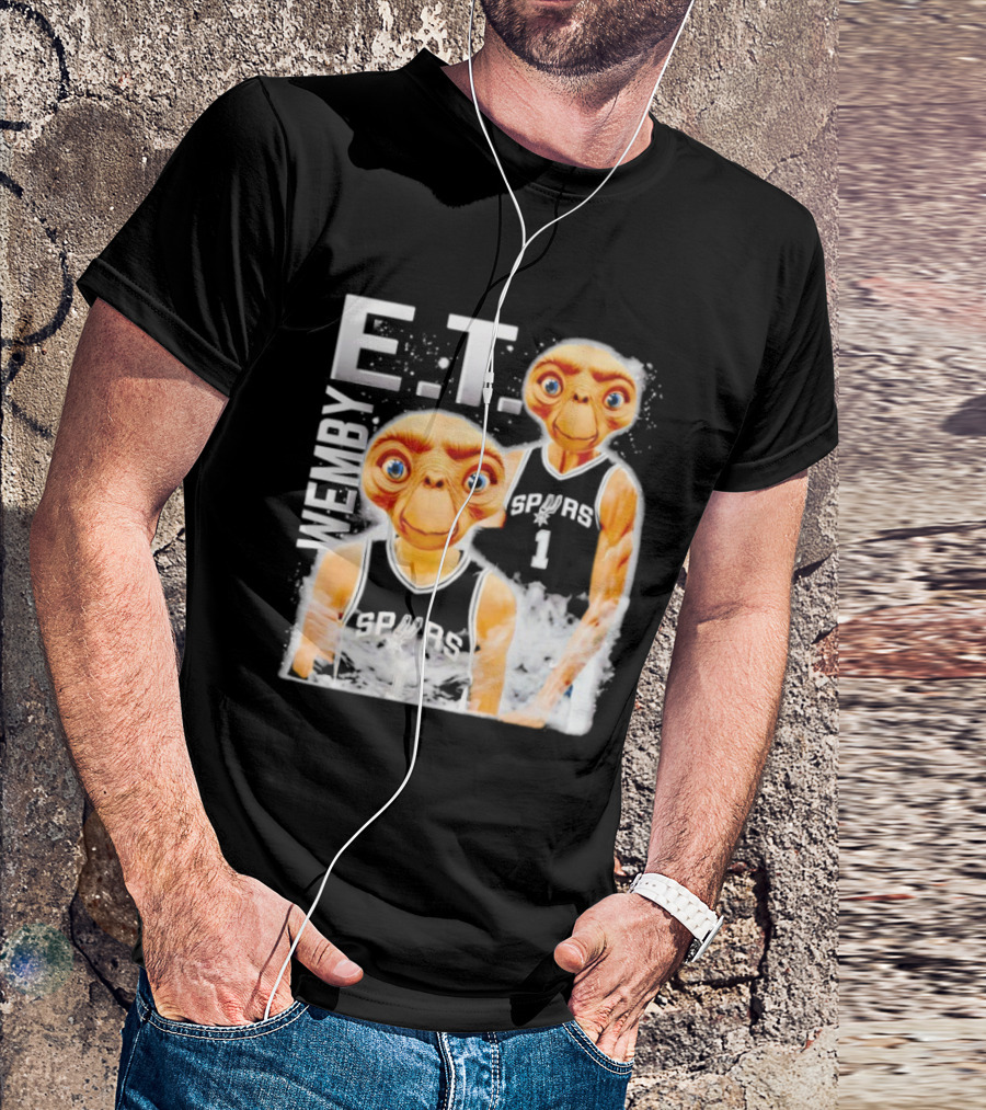 Wemby E.T. Victor Wembanyama San Antonio Spurs Basketball T-Shirt