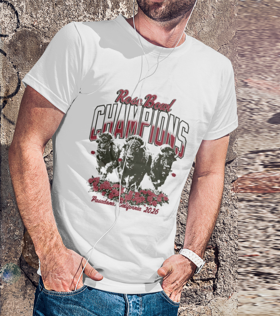 Rose Bowl Champions Pasadena California 2026 T-Shirt