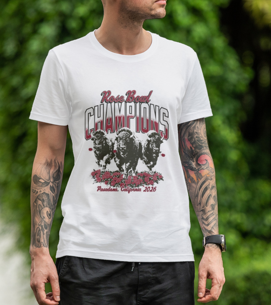 Rose Bowl Champions Pasadena California 2026 T-Shirt