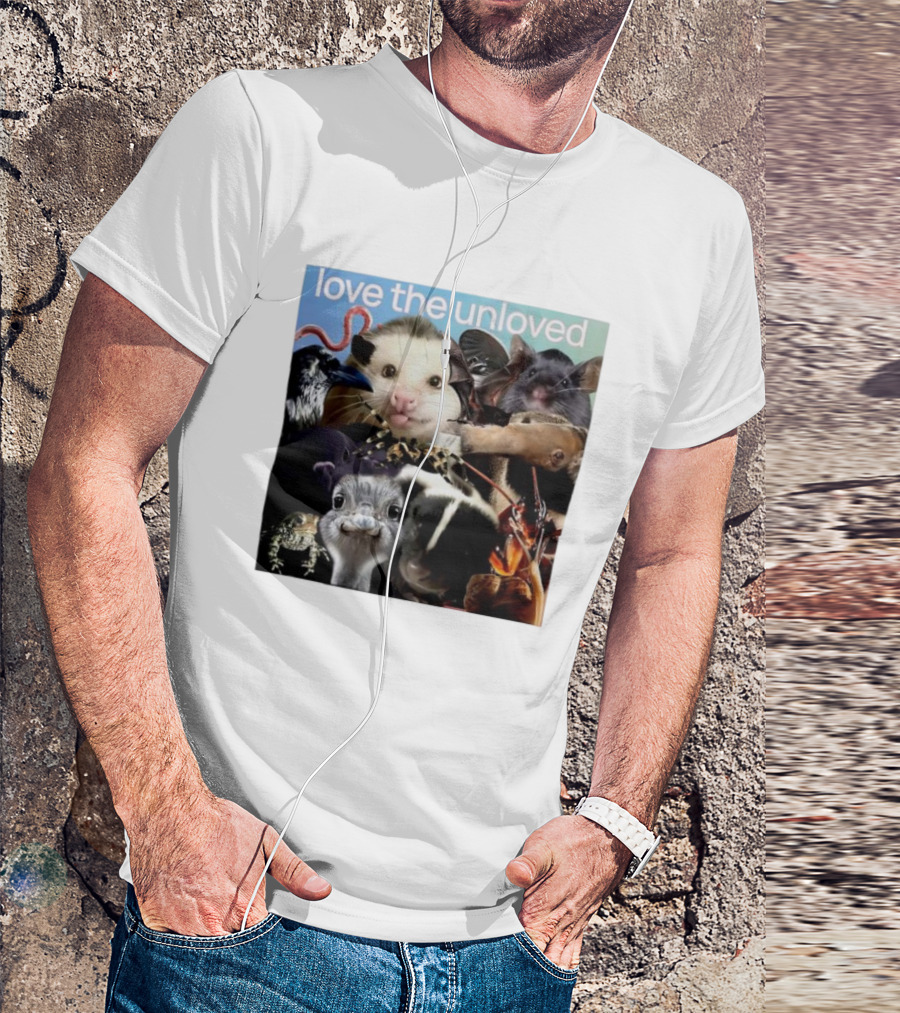 Love The Unloved Animal Collage T-Shirt