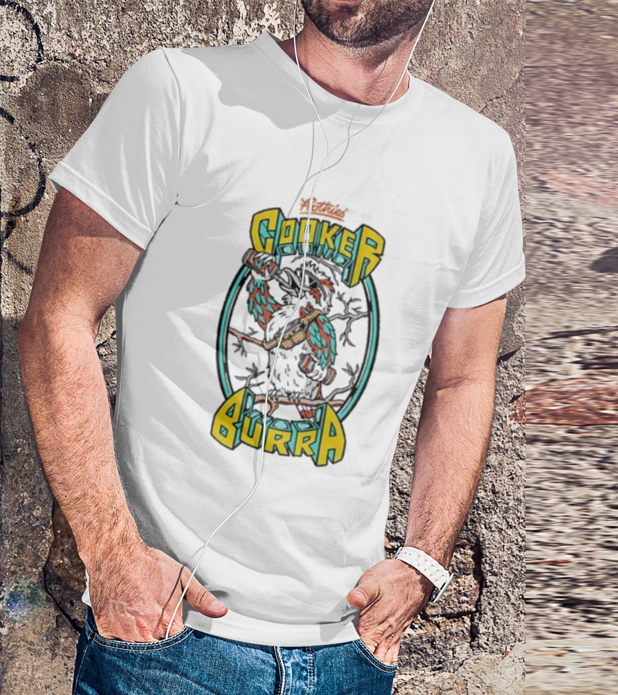 Frothies Kookaburra Beer Parody Cooker Burra T-Shirt