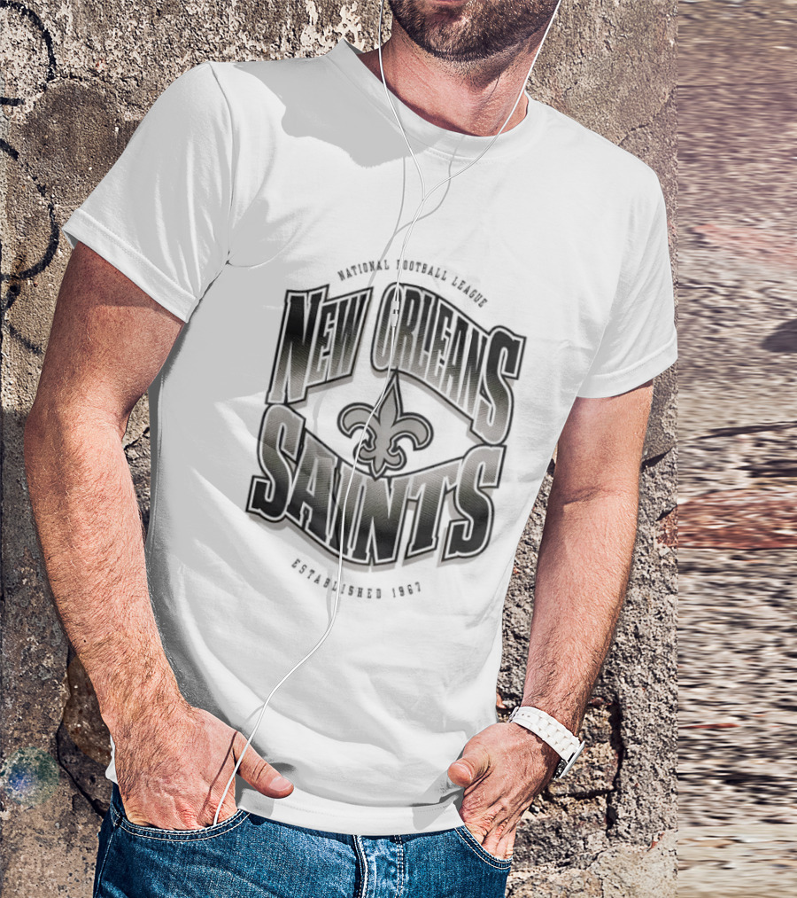 New Orleans Saints National Football League Established 1967 Fleur De Lis T-Shirt