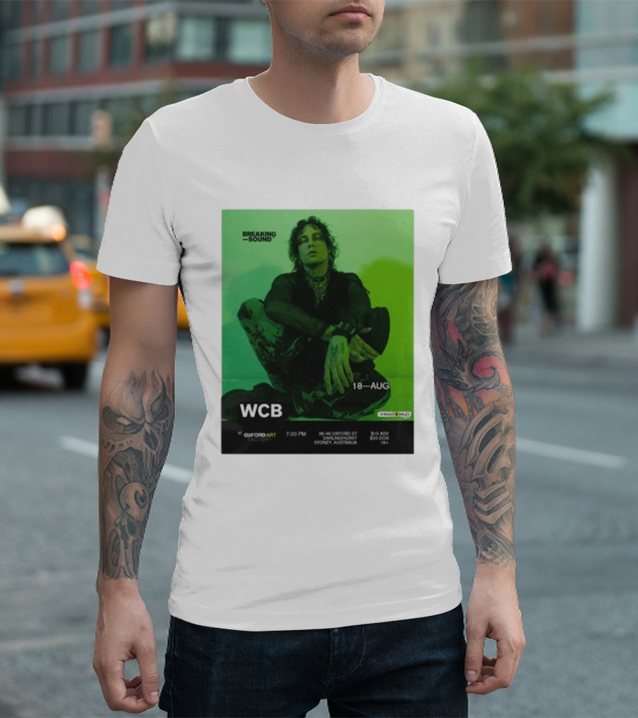 WCB At Breaking Sound Oxford Art Factory Sydney August 18 Event T-Shirt