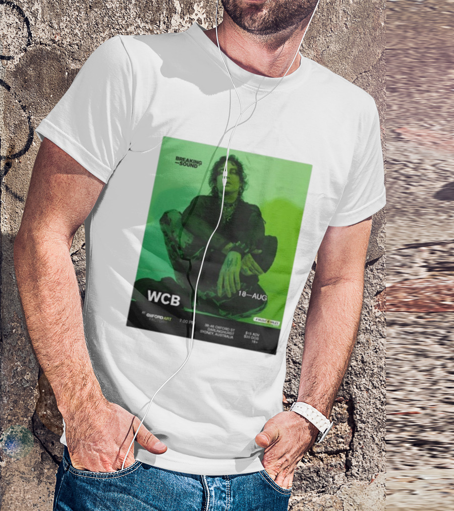 WCB At Breaking Sound Oxford Art Factory Sydney August 18 Event T-Shirt
