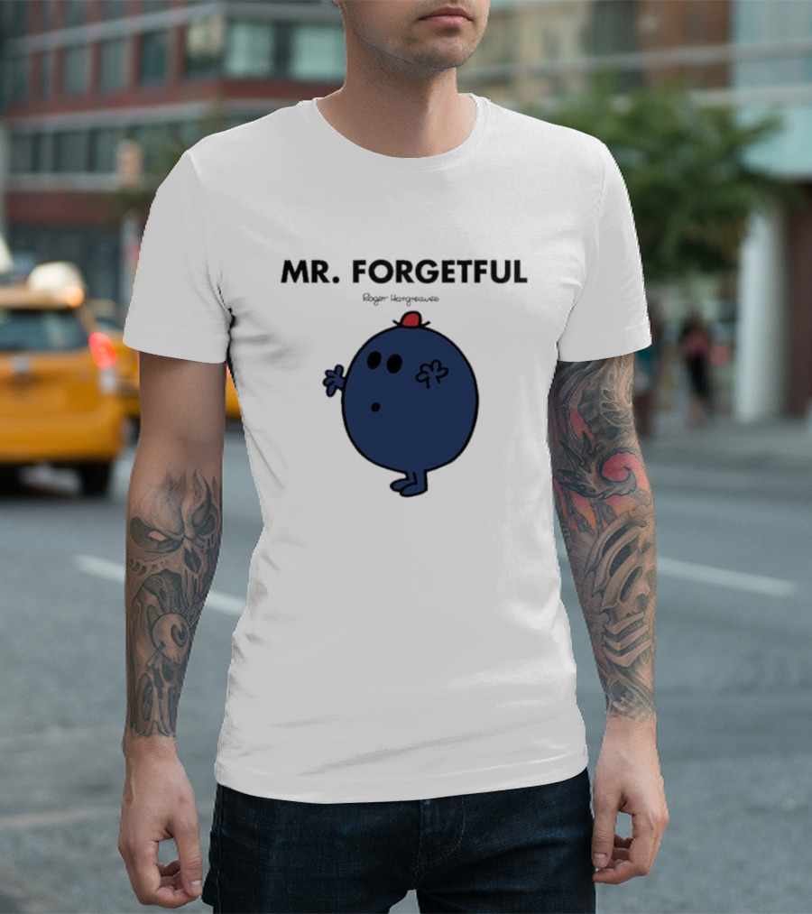 Mr. Men Little Miss Mr. Forgetful Roger Hargreaves T-Shirt