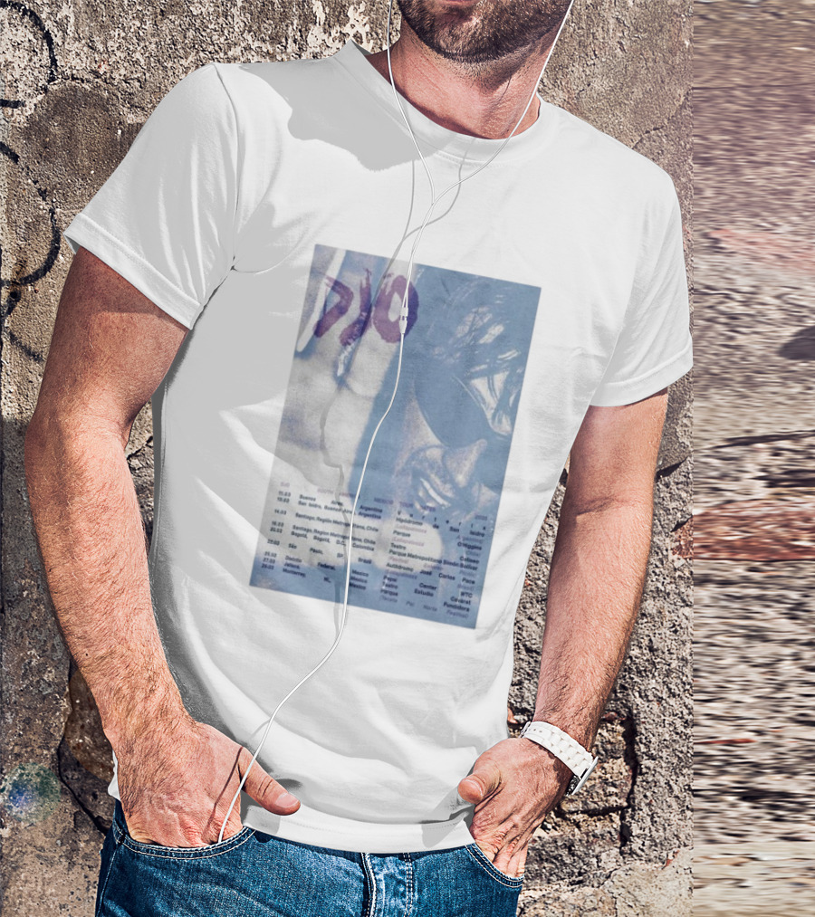 DJO South America Mexico Tour Santiago Region Mar 14 2026 Dates And Venues T-Shirt