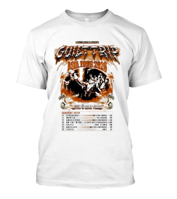 Guilt Trip Asian Tour 2026 After 6 Long Years Official Concert Dates T-Shirt