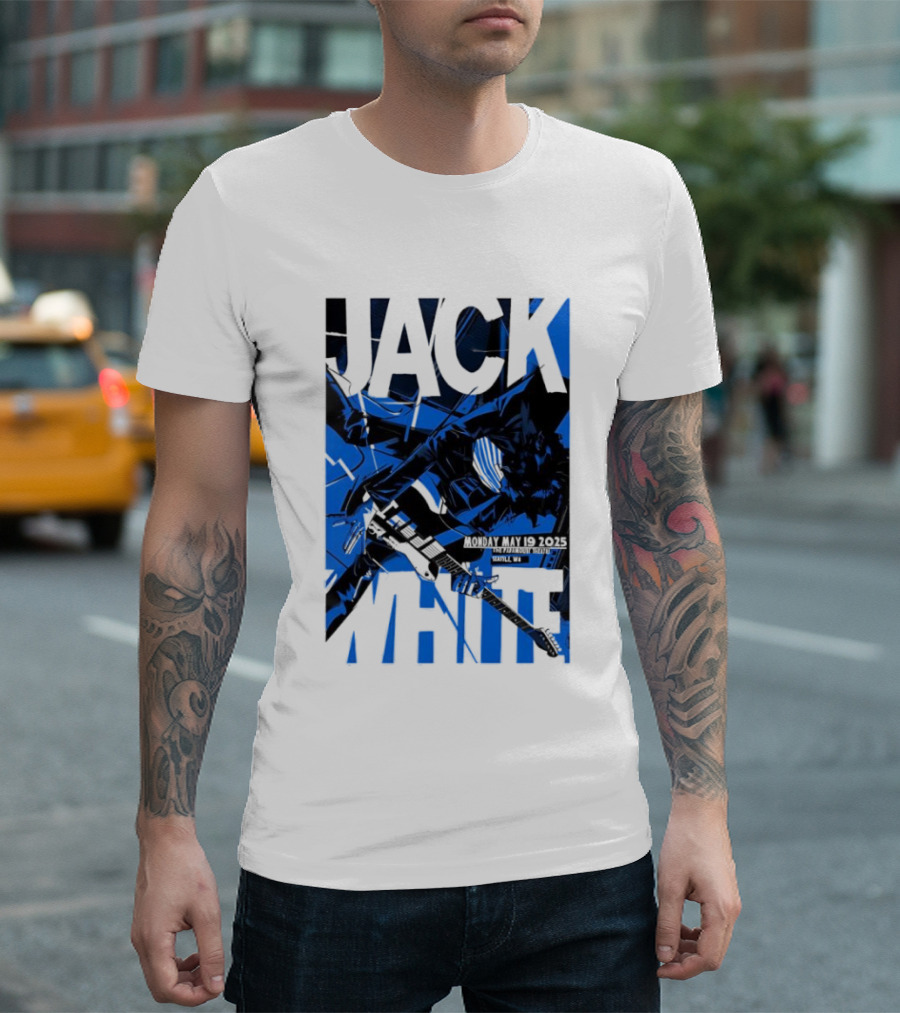 Jack White Seattle WA May 19th 2025 Concert Tour Collectible T-Shirt