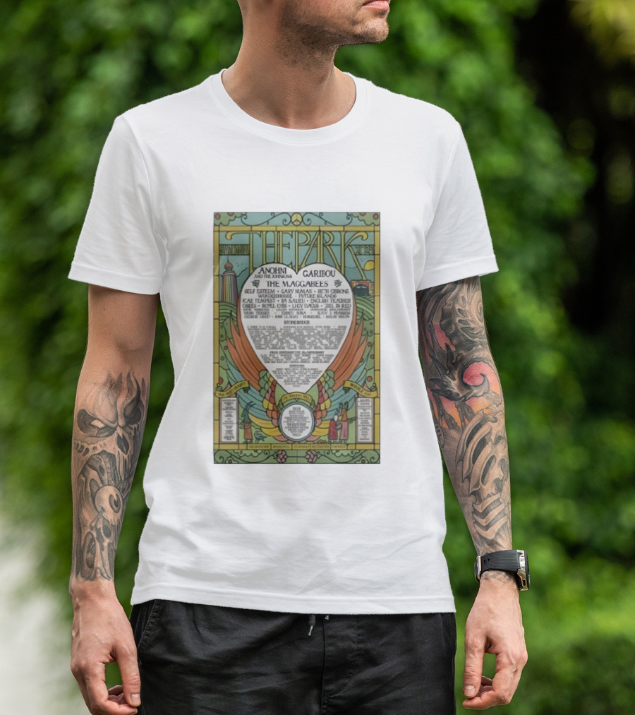 Glastonbury Festival 2025 The Park Anohni The Maccabees Lineup T-Shirt