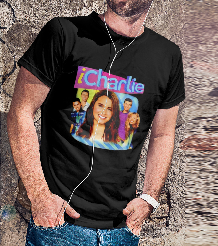 ICharlie Cast Colorful Group Image T-Shirt