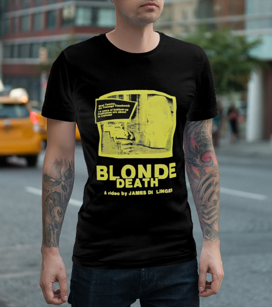 Blonde Death Teenage Timebomb Video By James D Lange 12 Years Frustration Explosion T-Shirt