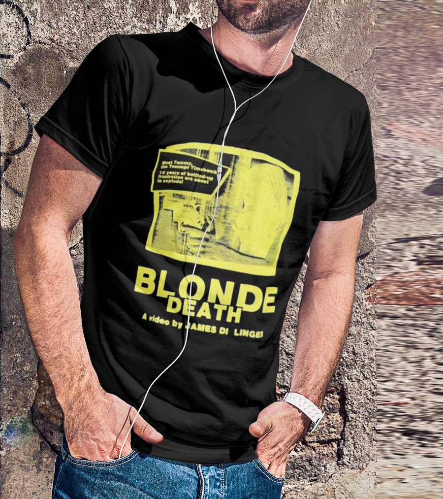Blonde Death Teenage Timebomb Video By James D Lange 12 Years Frustration Explosion T-Shirt