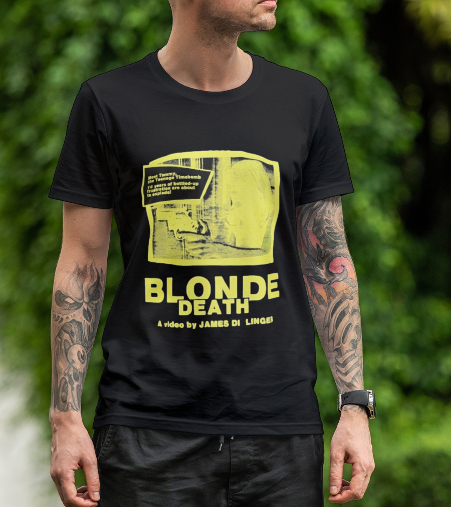 Blonde Death Teenage Timebomb Video By James D Lange 12 Years Frustration Explosion T-Shirt