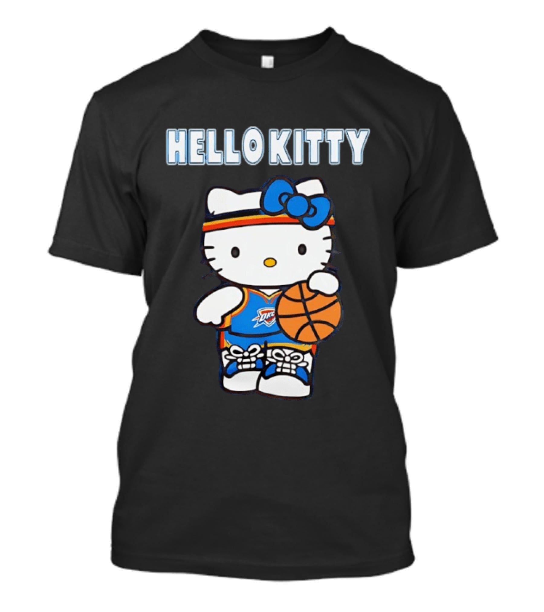 Hello Kitty Oklahoma City Thunder Basketball T-Shirt