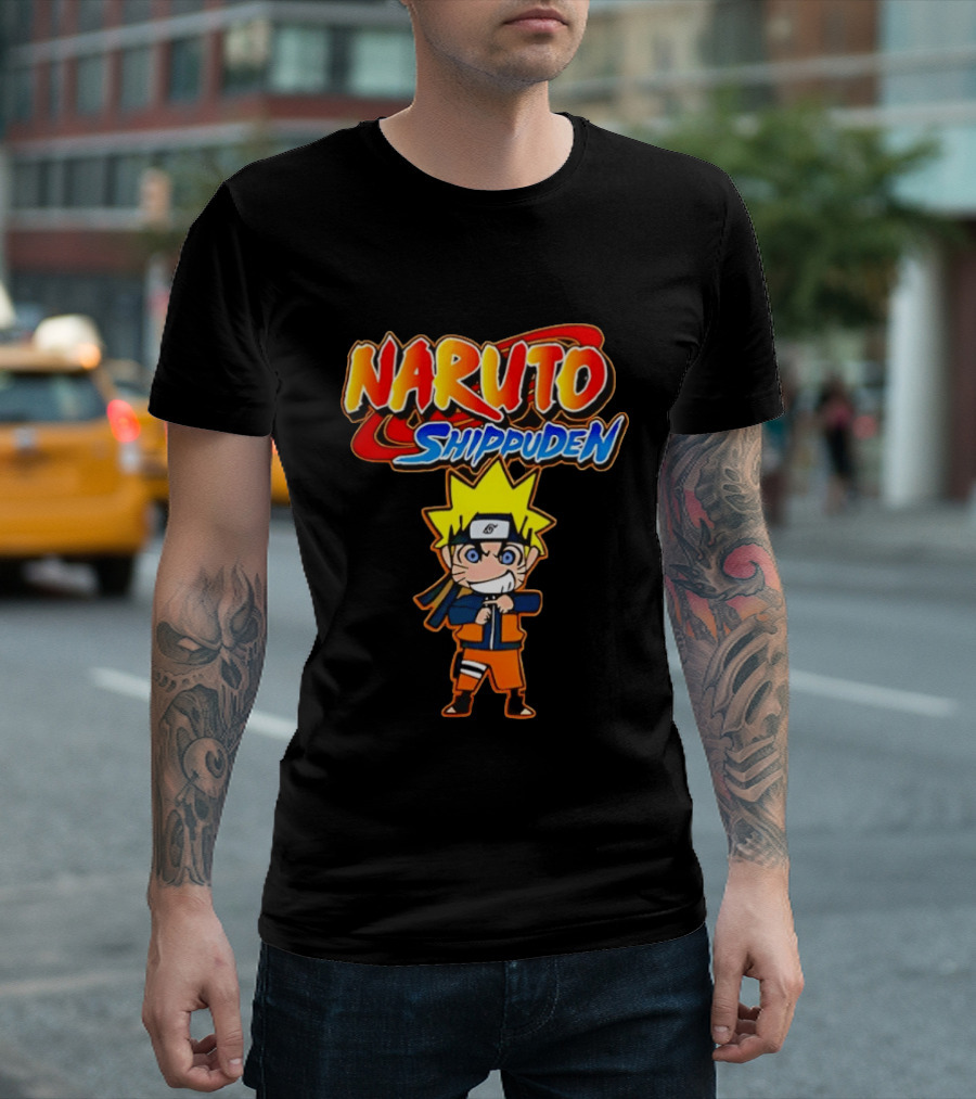 Naruto Shippuden Atlanta Hawks Crossover Featuring Naruto Uzumaki T-Shirt