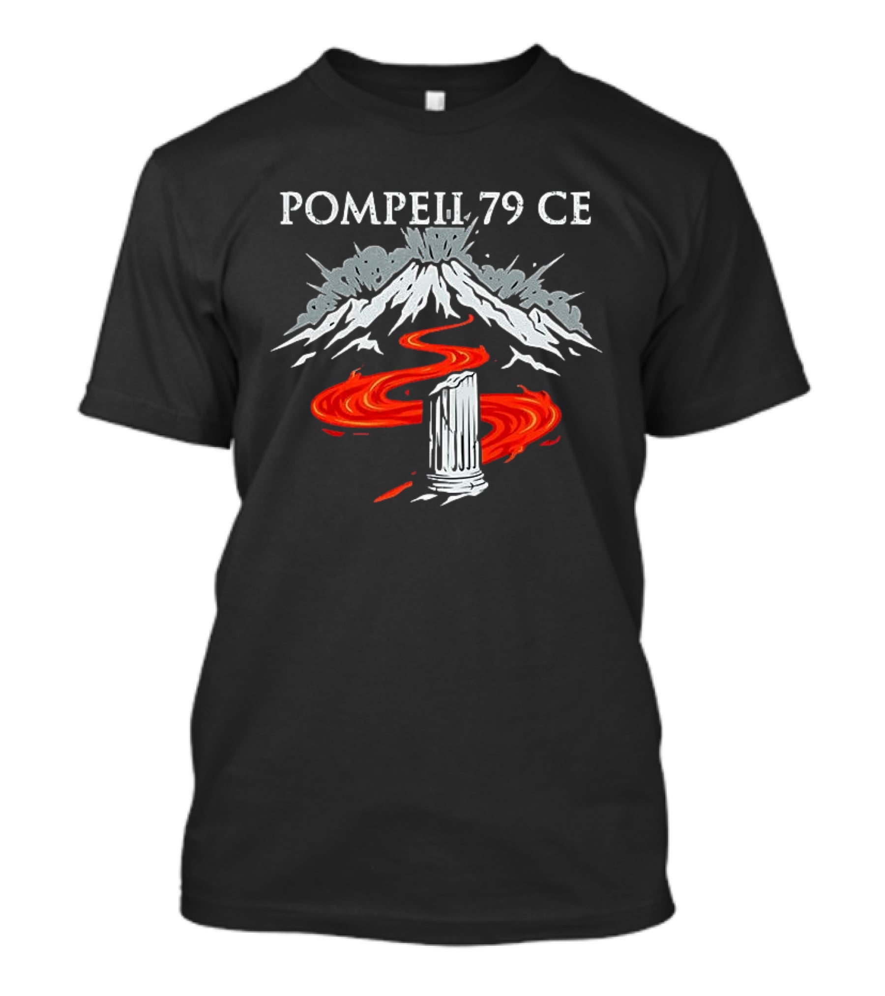 Pompeii 79 CE Vesuvius Eruption Roman History T-Shirt