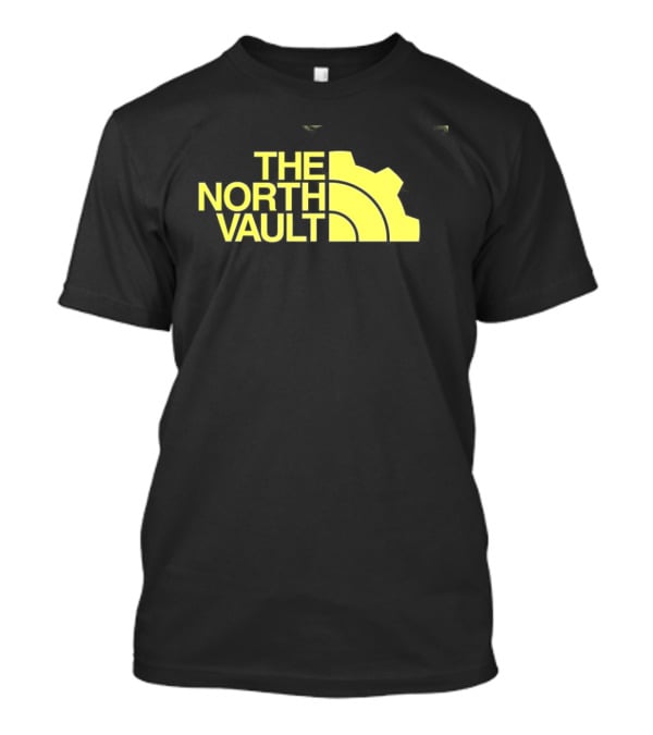 The North Vault Parody Text With Yellow Gear T-Shirt