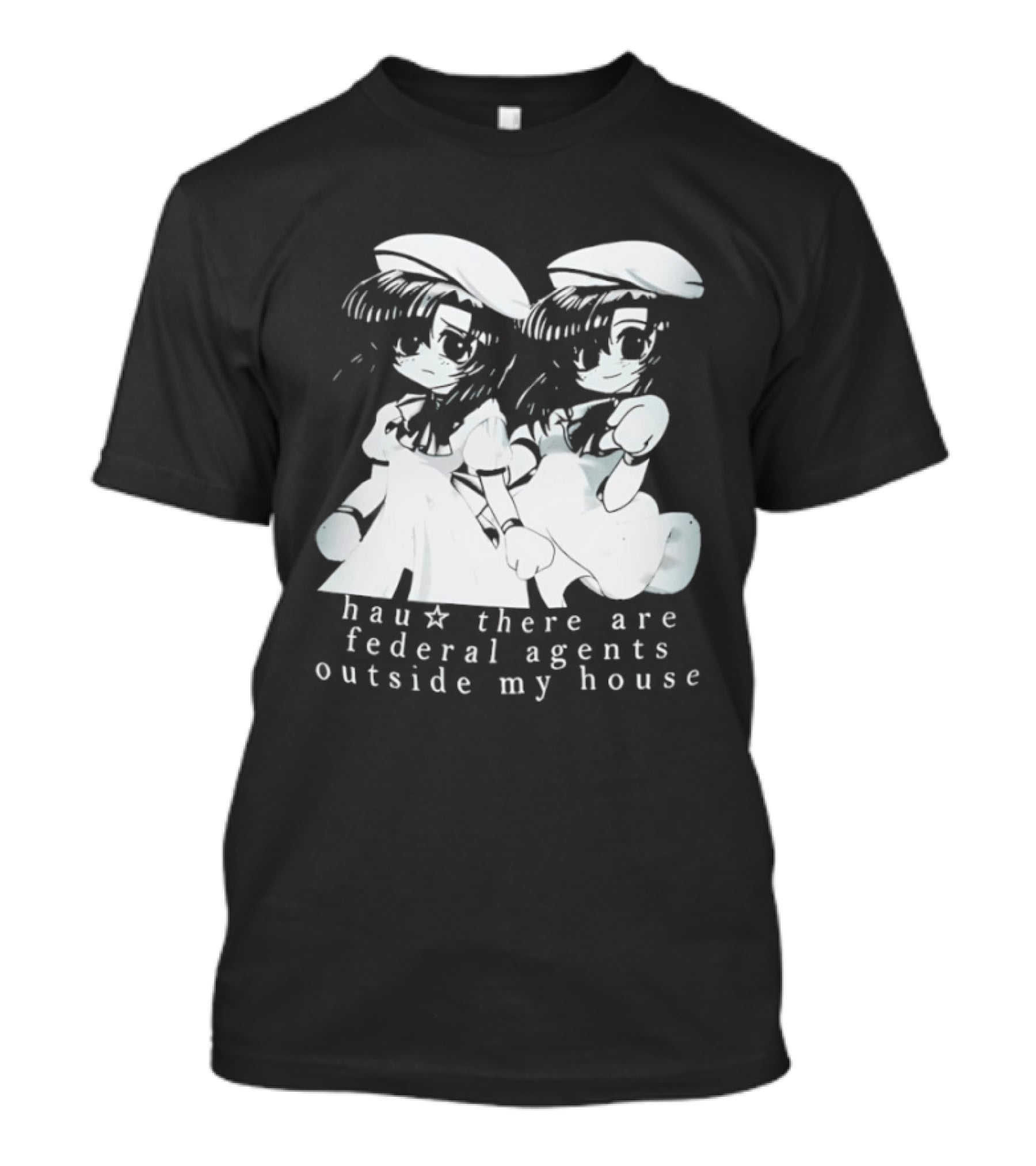 Touhou Project Series Hau There Are Federal Agents Outside My House T-Shirt