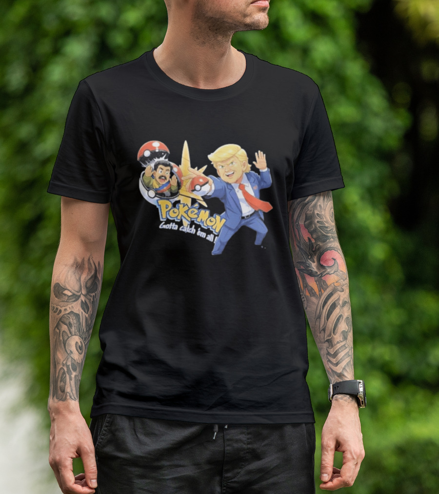 Trump Maduro Venezuela Pokemon Gotta Catch ‘Em All T-Shirt