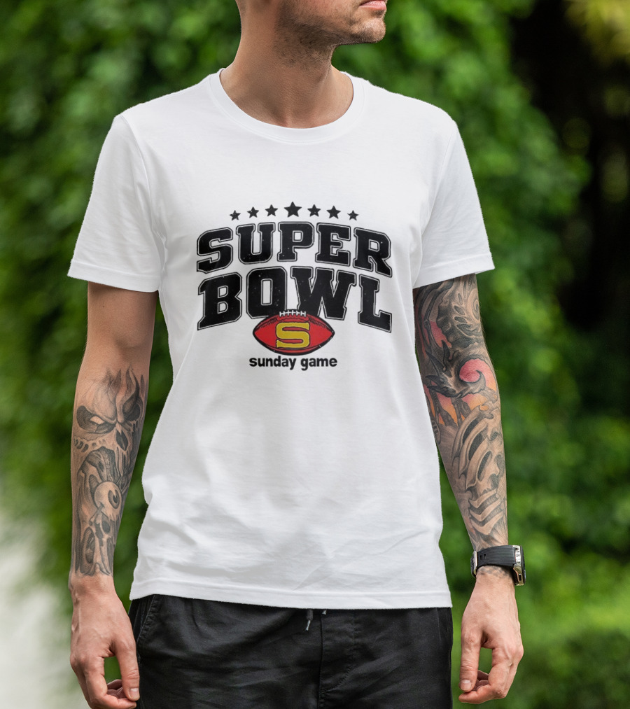 Super Bowl Sunday Game Classic Football T-Shirt