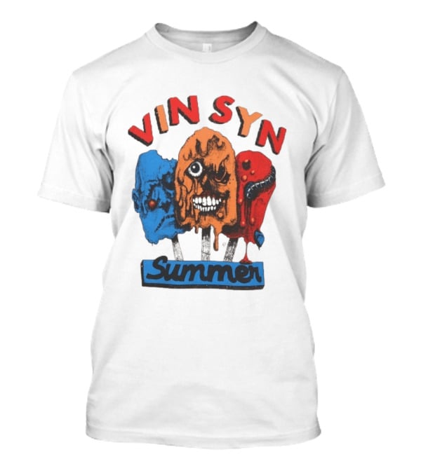 VIN SYN Summer Horror Monster Trio T-Shirt