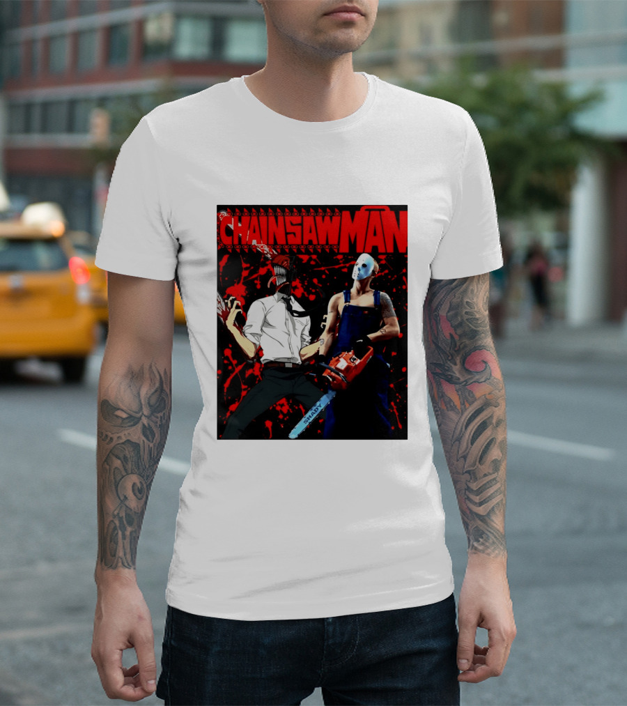 Chainsaw Man Shady Anime Horror T-Shirt