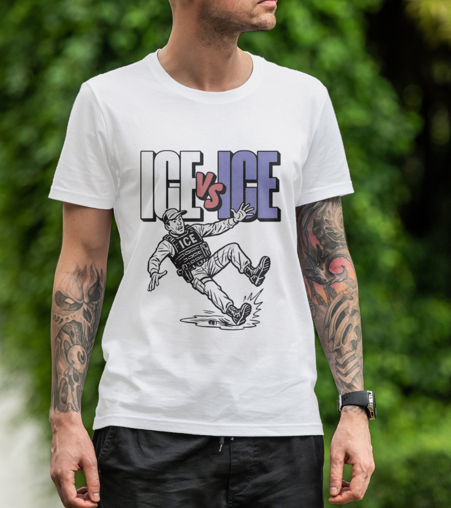 ICE Vs ICE 2026 Slippery Encounter T-Shirt