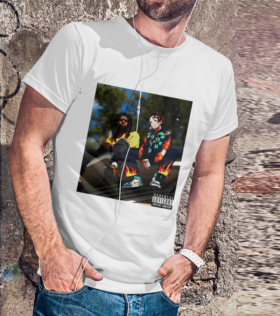 Forest Hills Scru Face Jean Tanjiro Kamado Parental Advisory Explicit Content T-Shirt