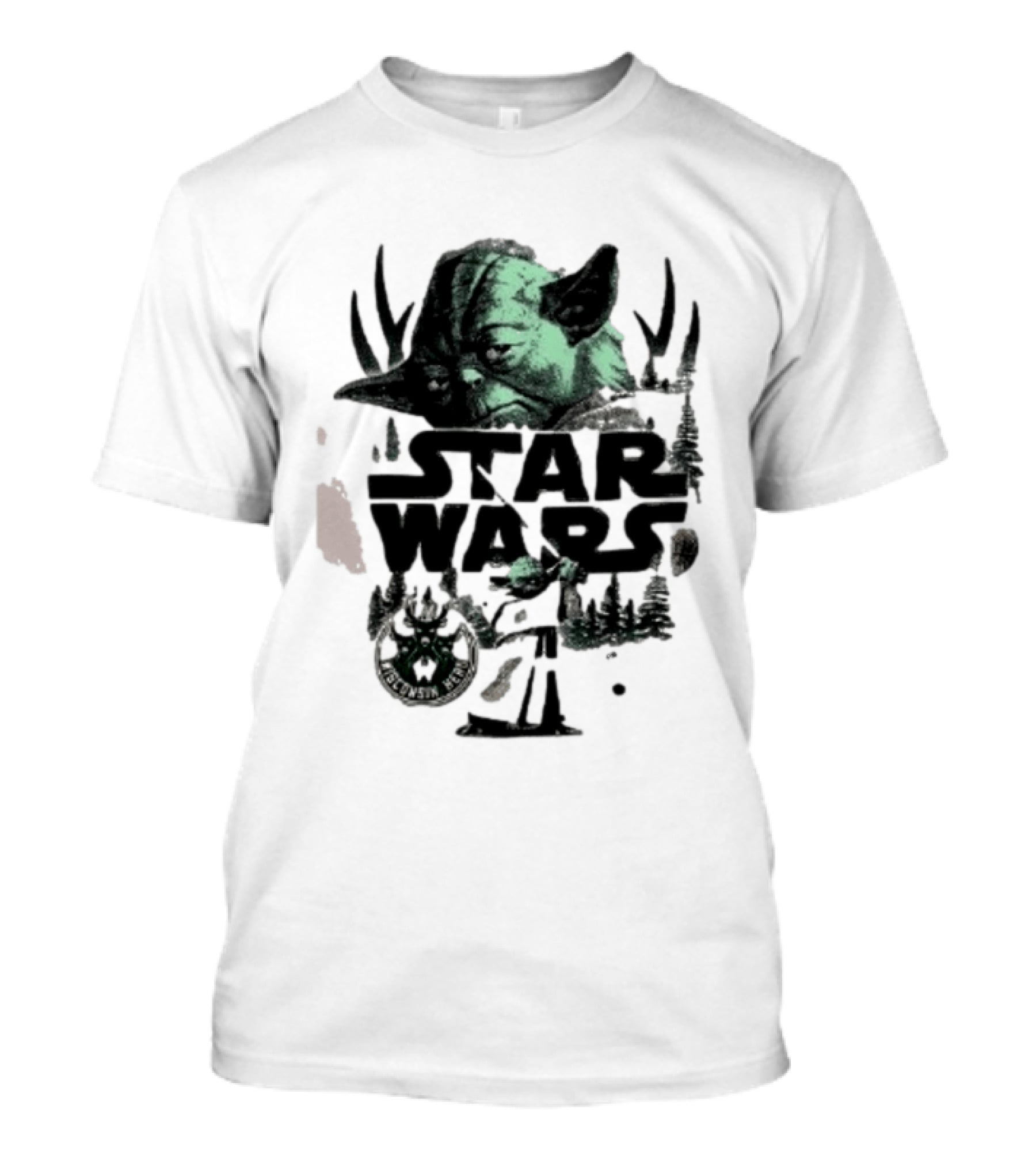Star Wars Yoda Wisconsin Herd Crossover Collaboration T-Shirt
