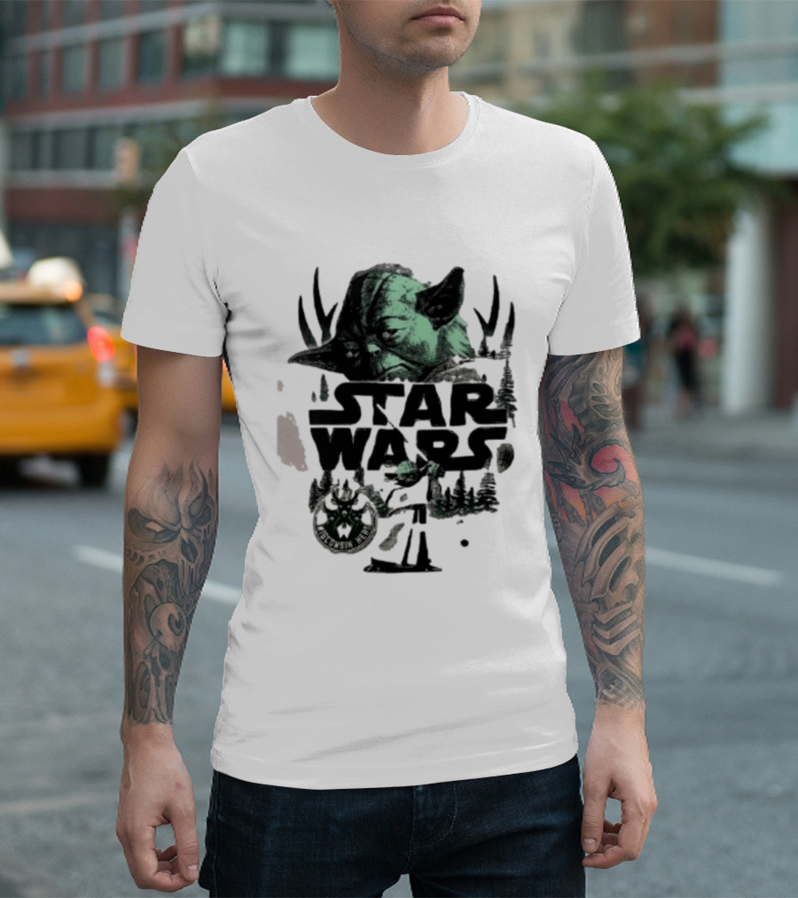 Star Wars Yoda Wisconsin Herd Crossover Collaboration T-Shirt