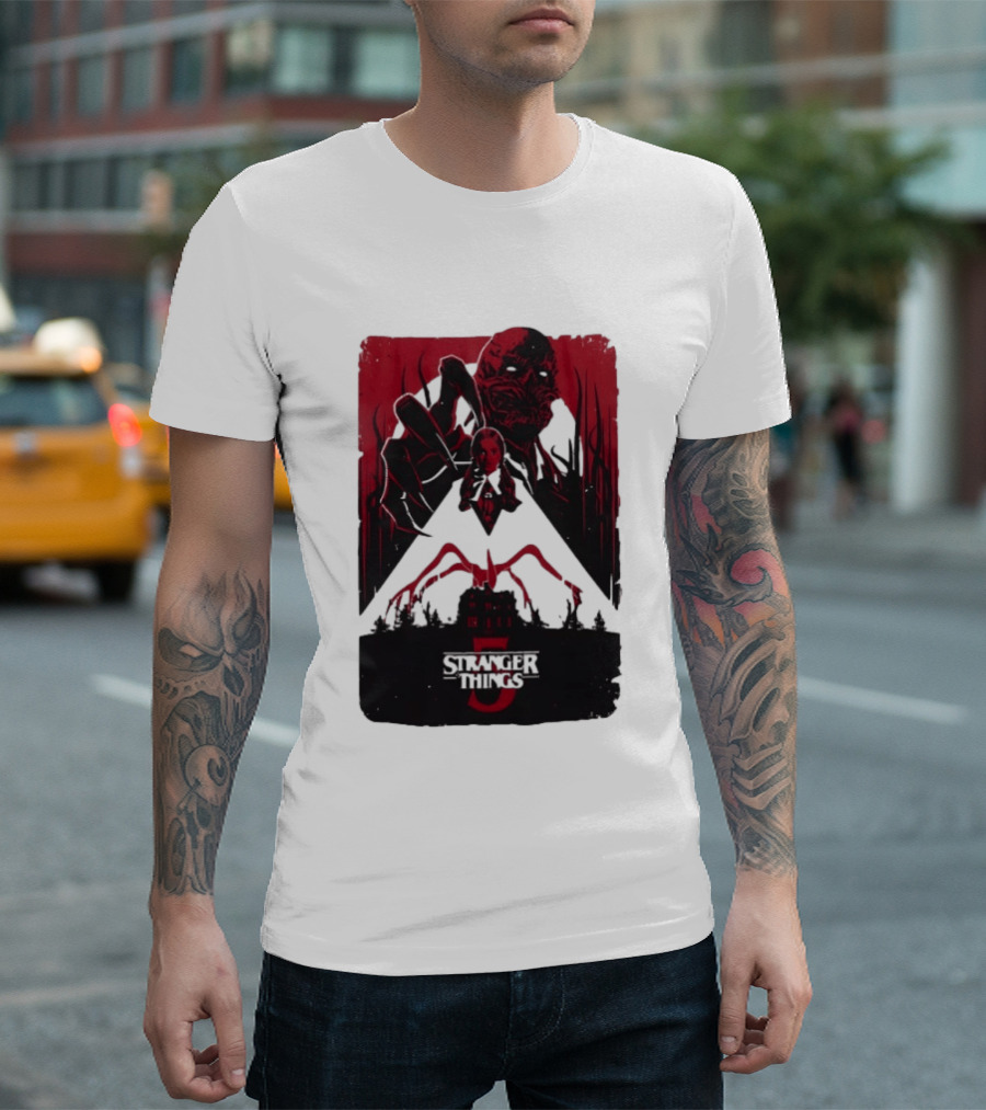 Stranger Things Season 5 Vecna Max Red T-Shirt