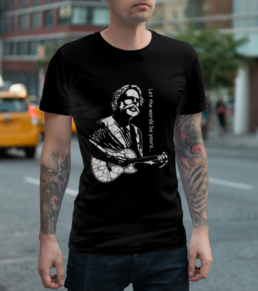 Bob Weir Let The Words Be Yours Acoustic Guitar T-Shirt