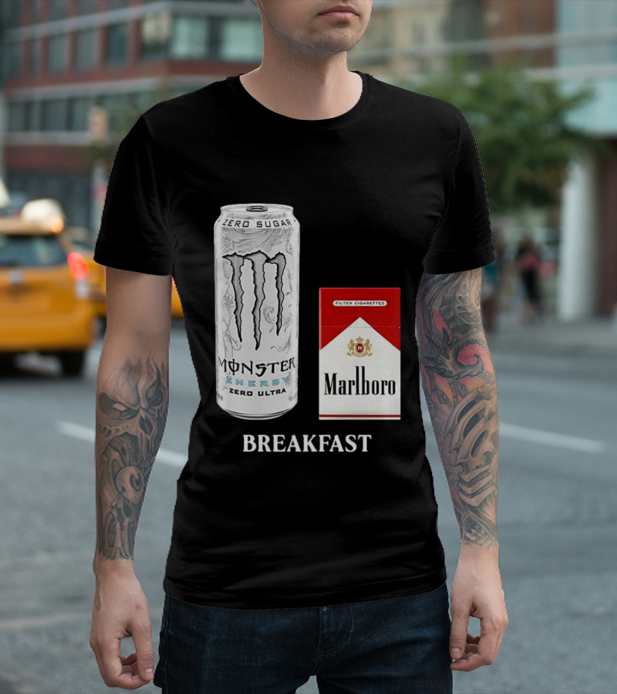 Monster Zero Ultra Marlboro Red Breakfast Combo T-Shirt