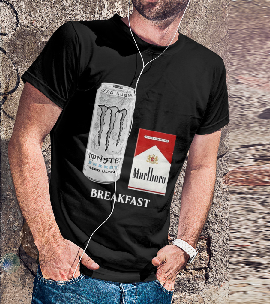 Monster Zero Ultra Marlboro Red Breakfast Combo T-Shirt