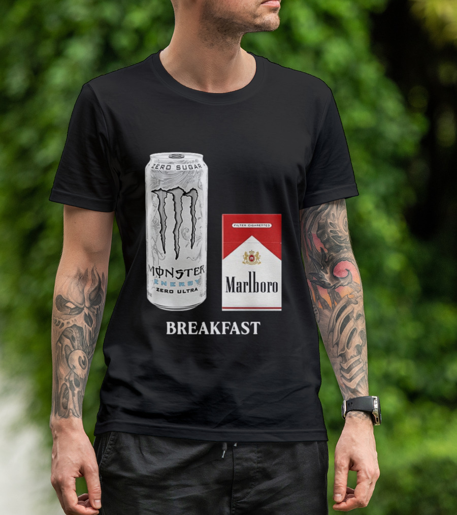 Monster Zero Ultra Marlboro Red Breakfast Combo T-Shirt
