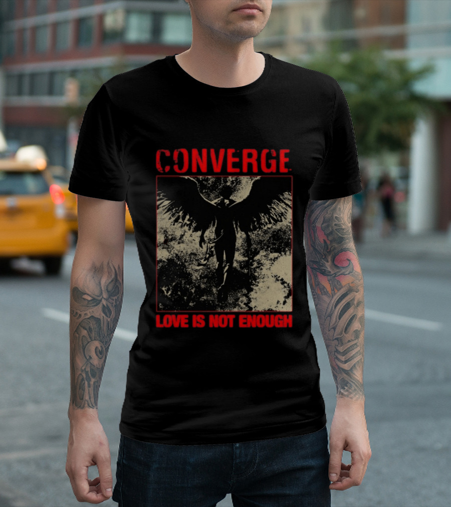 Converge Love Is Not Enough Angel Wings T-Shirt
