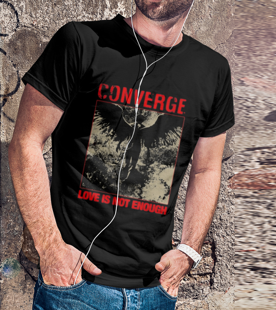 Converge Love Is Not Enough Angel Wings T-Shirt