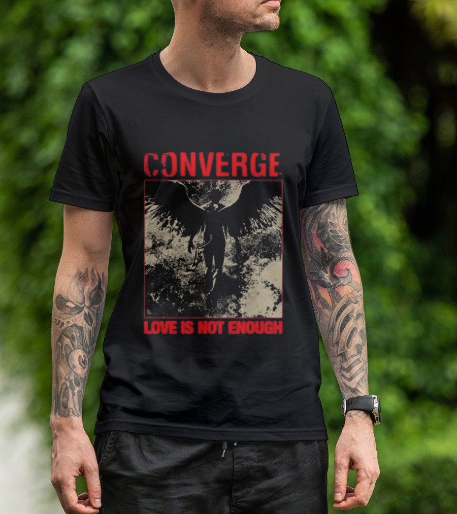 Converge Love Is Not Enough Angel Wings T-Shirt