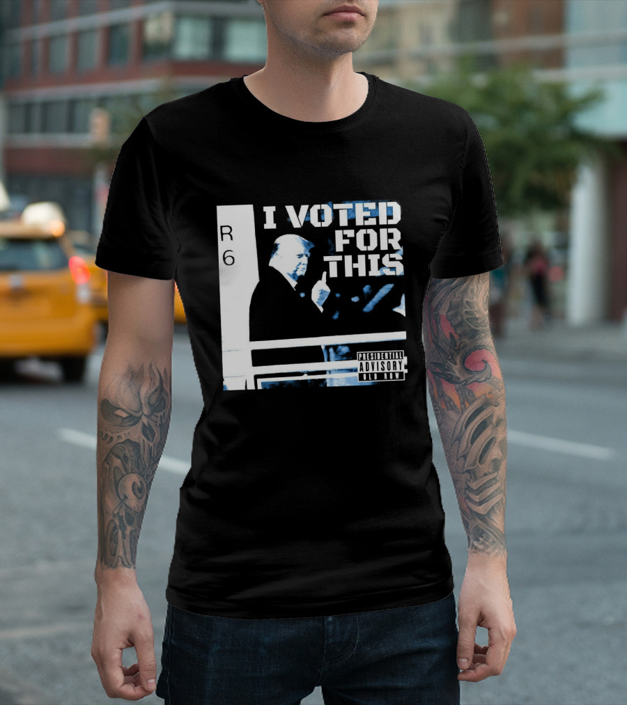 I Voted For This Trump Middle Finger T-Shirt