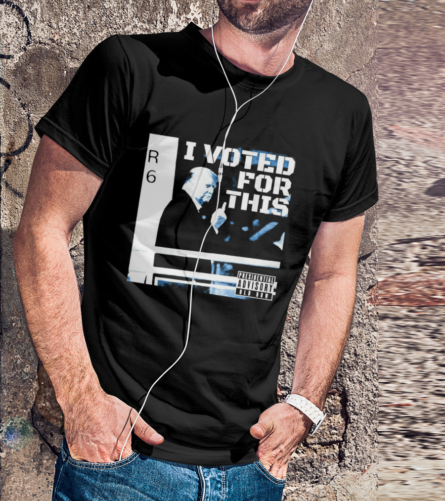 I Voted For This Trump Middle Finger T-Shirt
