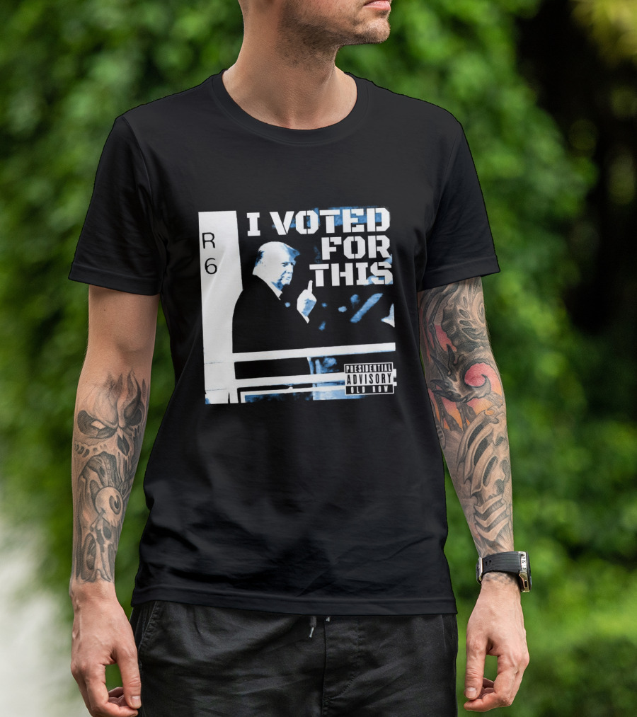 I Voted For This Trump Middle Finger T-Shirt