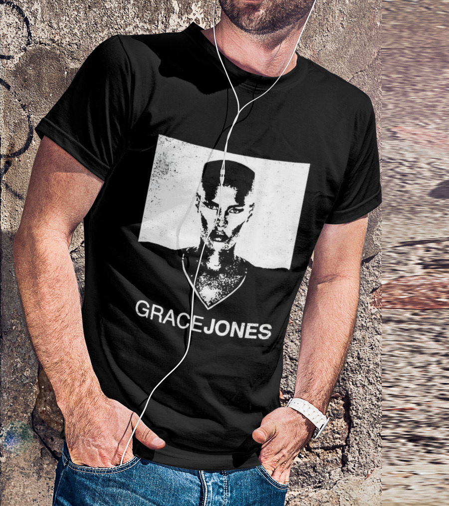 Grace Jones Classic Style Minimalist T-Shirt