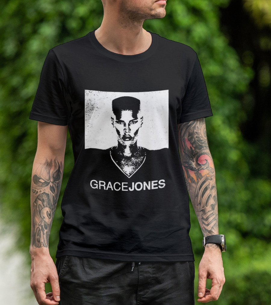 Grace Jones Classic Style Minimalist T-Shirt