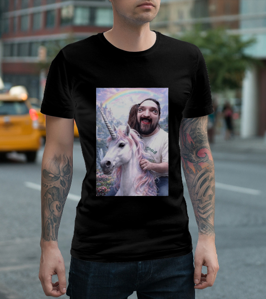 Leigh McClendon Okay Unicorn Fantasy Adventure T-Shirt