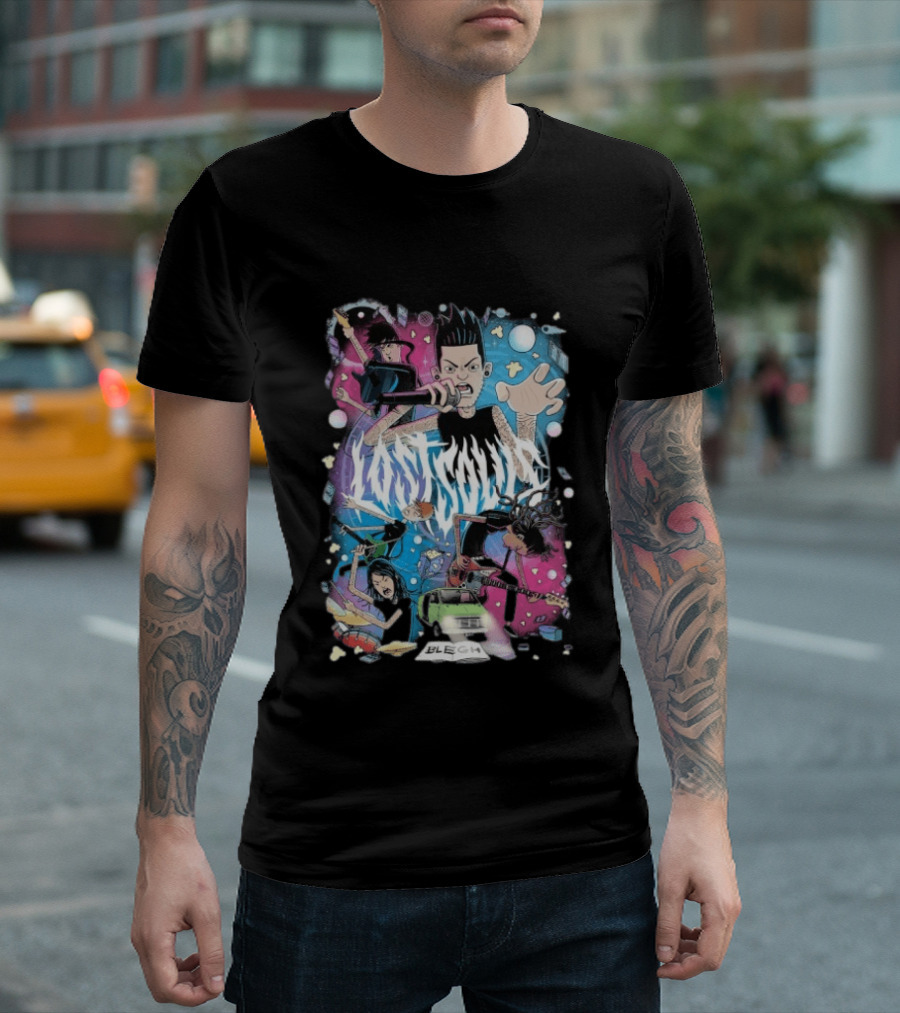 Lost Souls Lore Punk Band Anime Style Bleach T-Shirt