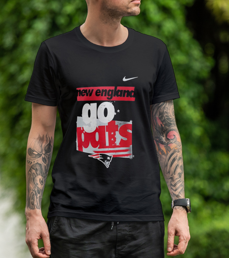 New England Go Pats Nike Patriots T-Shirt
