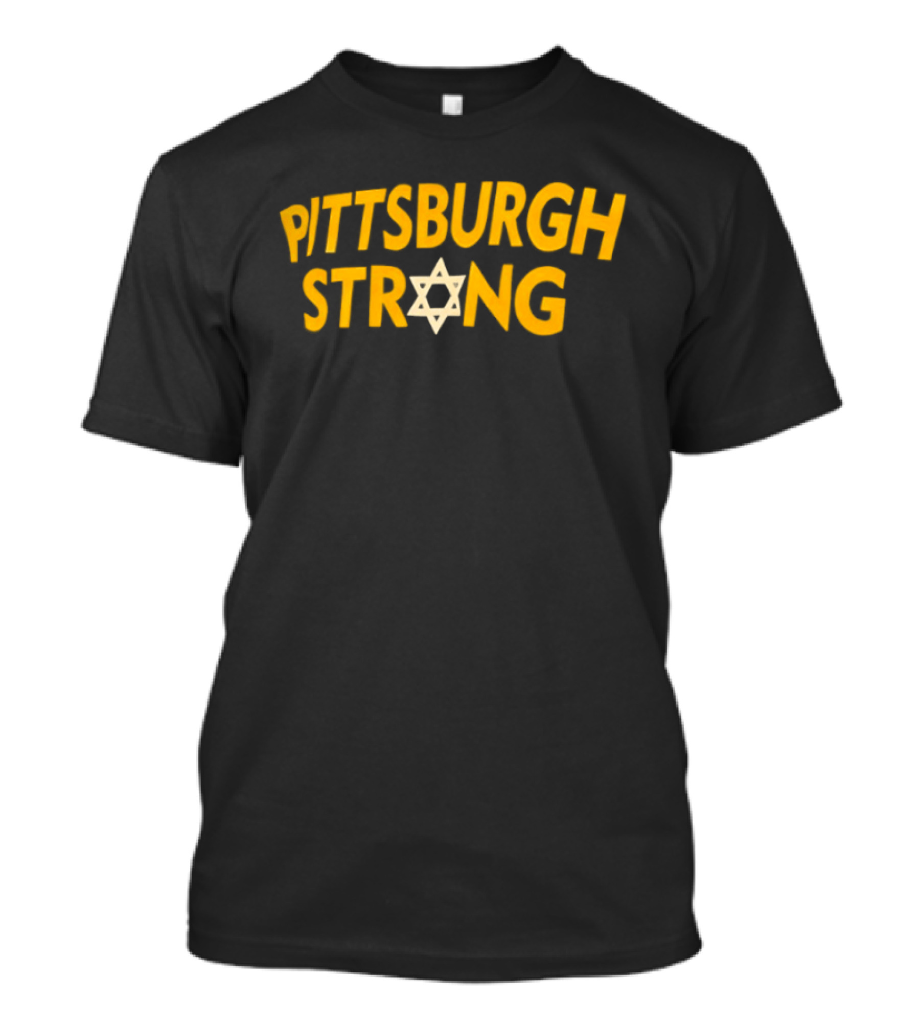 Pittsburgh Strong Jewish Star Resilience T-Shirt